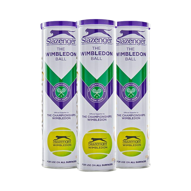 推荐商品：Slazenger/史莱辛格 温网 大满贯 高弹耐磨 耐打单人 涤纶 铁罐 全新升级 比赛球 豹子 网球