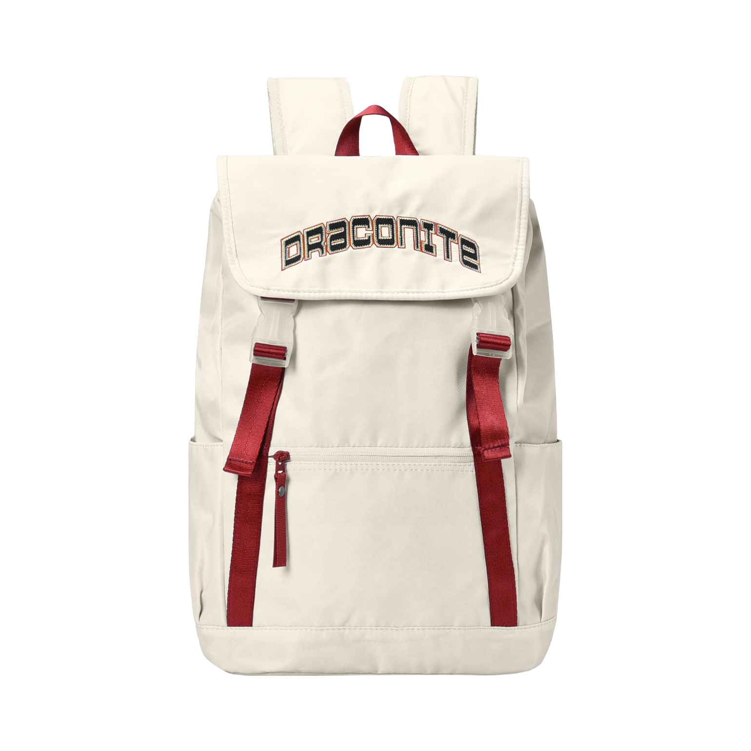 推荐商品：DRACONITE 包盖式大容量学生涤纶翻盖书包背包双肩包