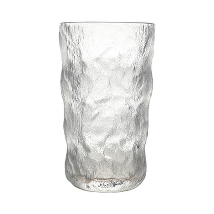 推荐商品：Green Apple/青苹果 钠钙玻璃 玻璃啤酒杯 ins风冰川纹耐热喝水客厅加厚日式矮款