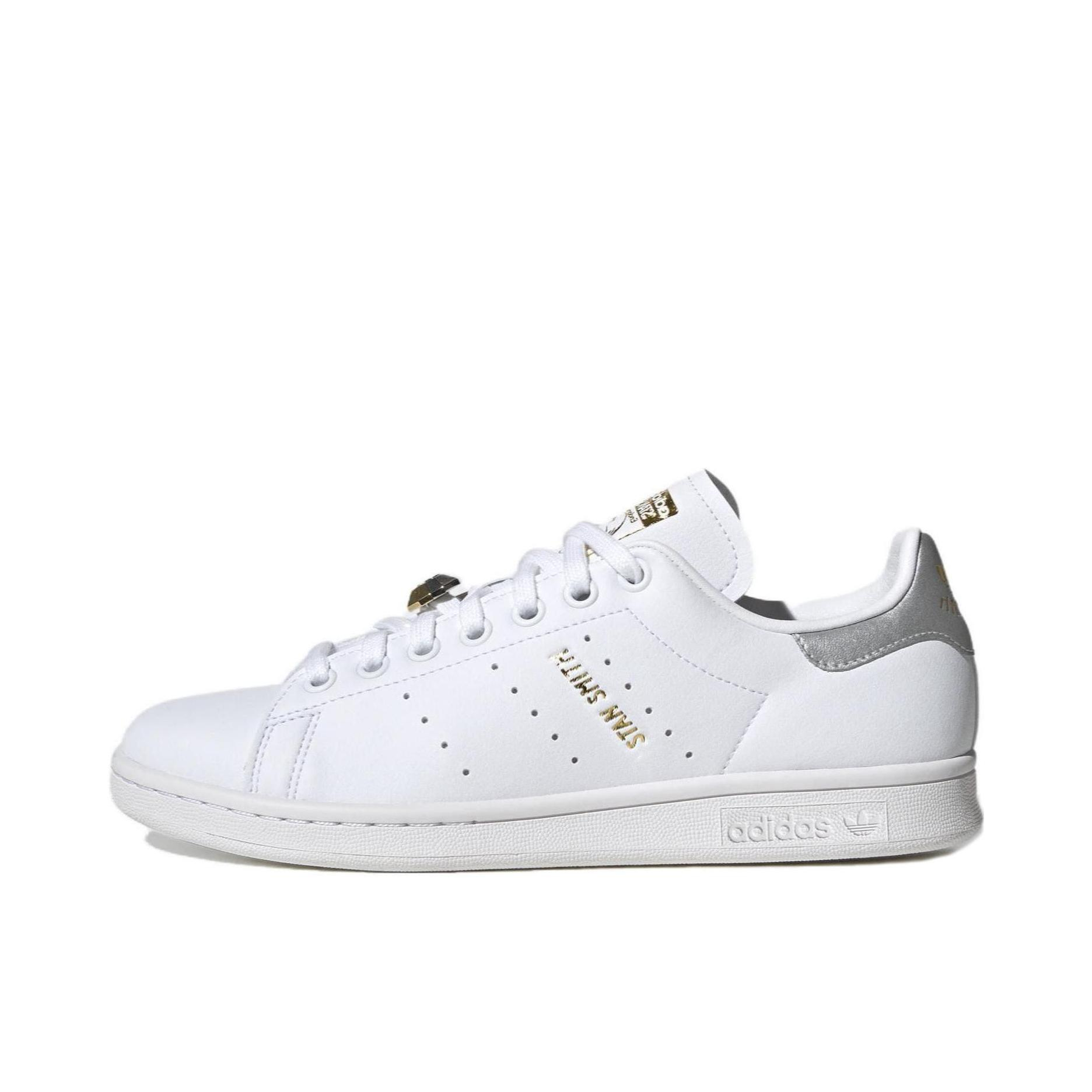 推荐商品：adidas Originals Stan Smith 板鞋 减震透气轻便低帮包裹性 女款/白色/银灰色