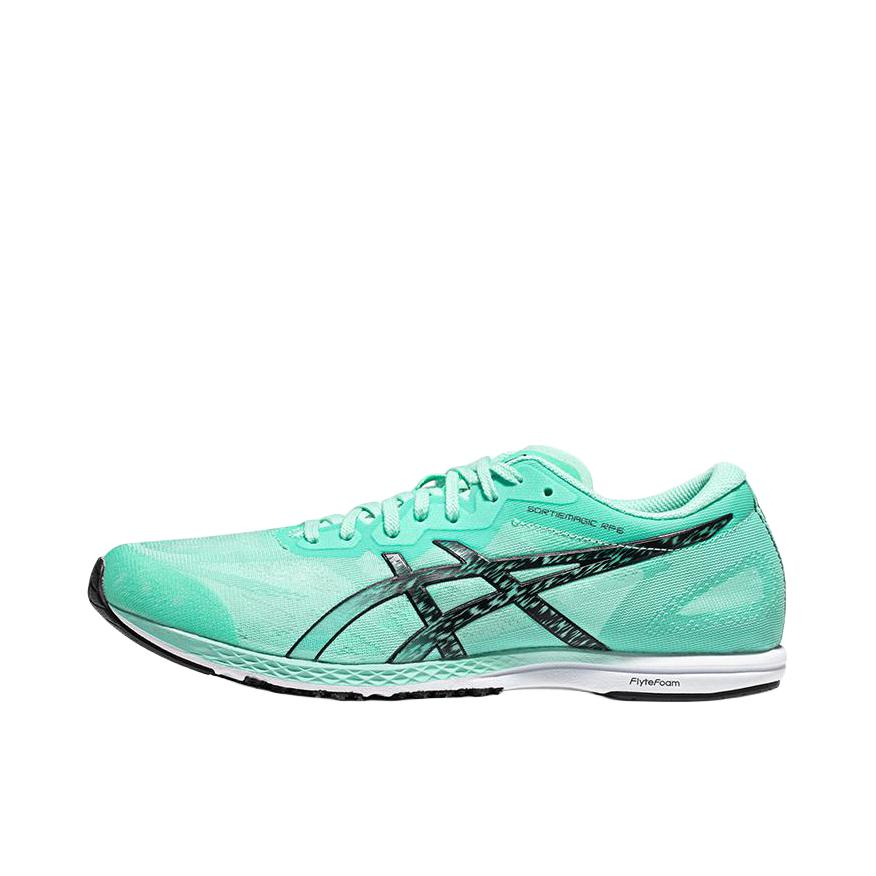 推荐商品：Asics/亚瑟士 Sortiemagic RP 6 跑鞋 缓震耐磨回弹马拉松轻量竞速网眼织物 绿色/黑色