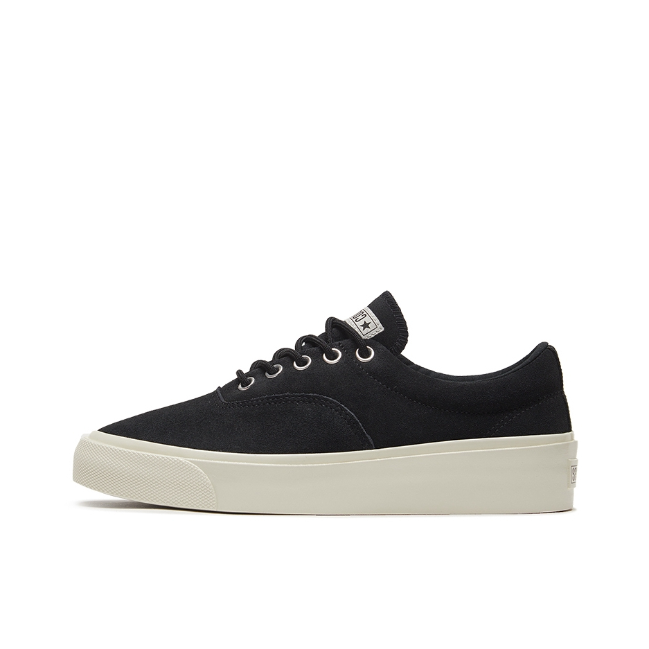 推荐商品：Converse/匡威 Skid Grip CVO 减震回弹 防滑耐磨 轻便透气 休闲复古 拼接 潮流 低帮 板鞋 黑色/米白