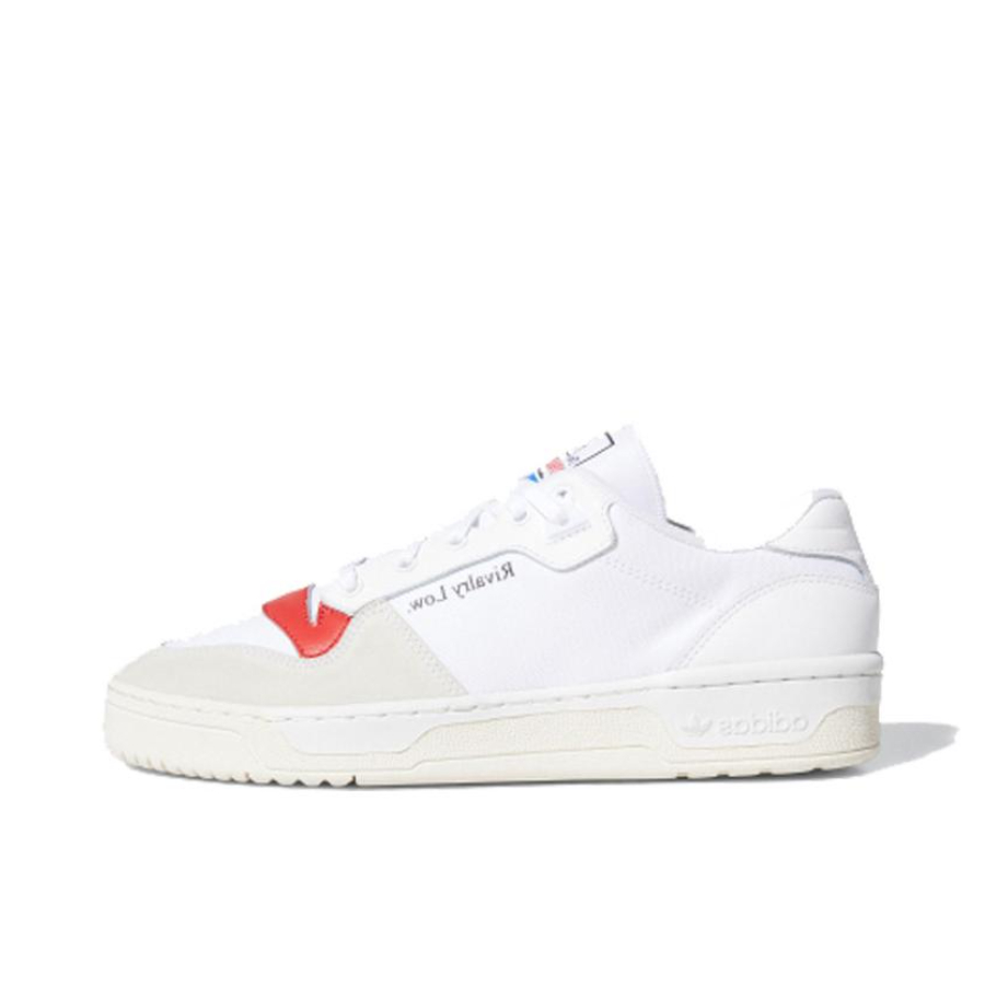 推荐商品：adidas Originals Rivalry 舒适简约 复古 轻便 透气 运动休闲鞋 White/Grey/Red 白灰红