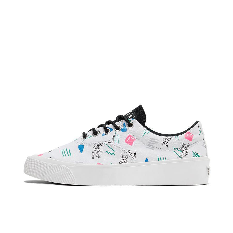 推荐商品：Converse/匡威 Skid Grip CVO 减震回弹 防滑耐磨 轻便透气 休闲复古 拼接 潮流 低帮 板鞋 白色/庭绿/黑色/粉色