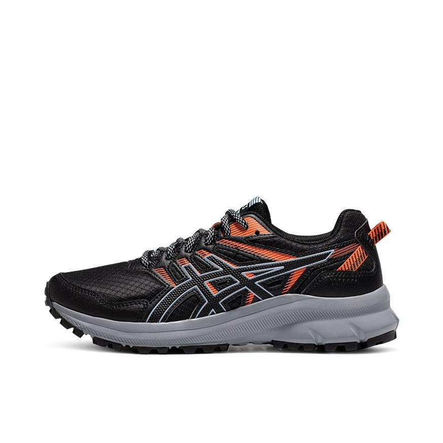 推荐商品：Asics/亚瑟士 Trail Scout 2 跑鞋 山地越野缓震回弹防滑耐磨轻便透气舒适百搭抓地 女款/黑色/橙色