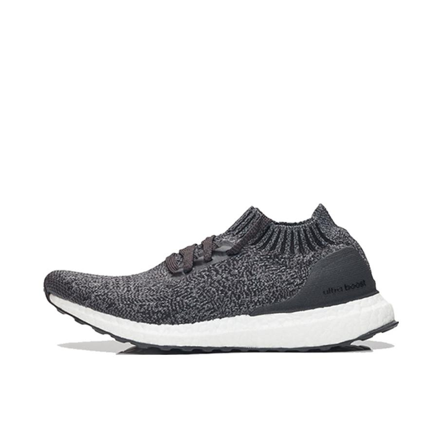 推荐商品：adidas Ultra Boost Uncaged 跑鞋 减震回弹防滑耐磨舒适透气轻便织物复古时尚支撑抗扭转圆头 Black Grey/White 灰色