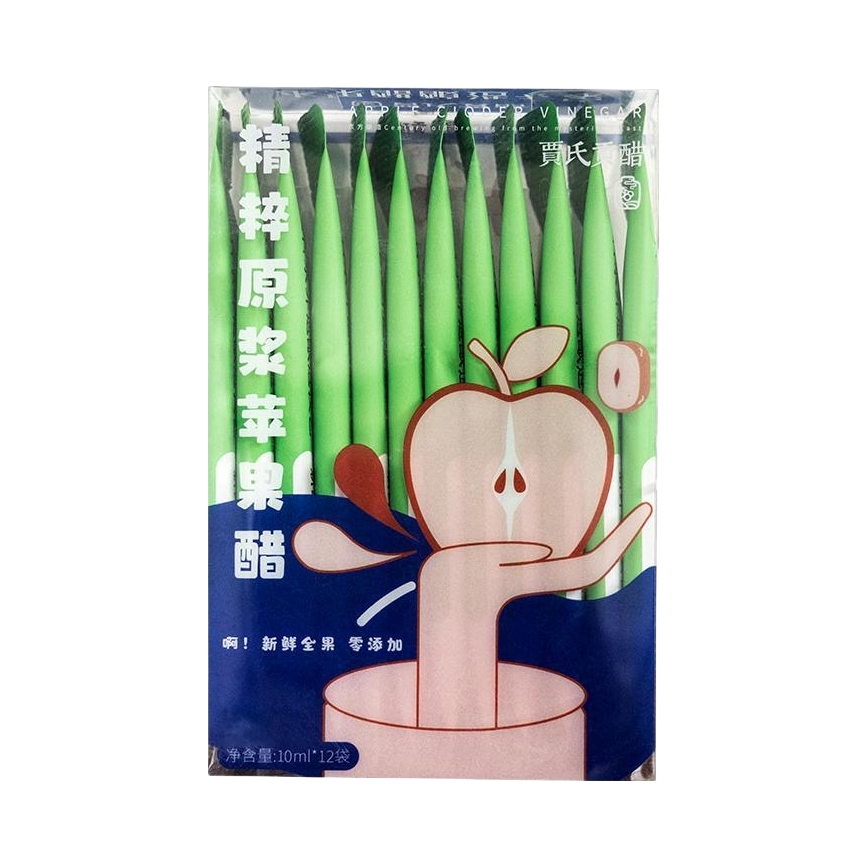推荐商品：贾氏贡醋 苹果醋 盒装 天酿醋饮料 120ml