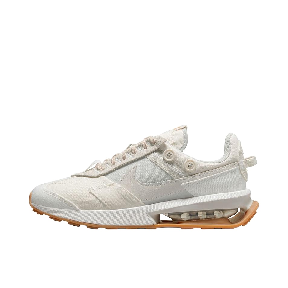 推荐商品：Nike Air Max Pre-Day 跑鞋 时尚复古气垫缓震轻便拼接织物尼龙支撑合成革抓地 女款/尘光子色/白色/幻影灰