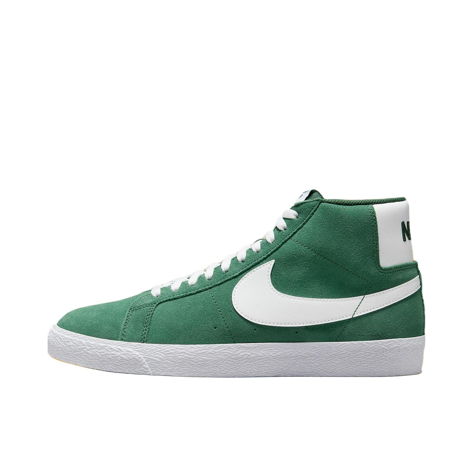 推荐商品：Nike Blazer 板鞋 经典复古防滑舒适百搭 深绿色/白色