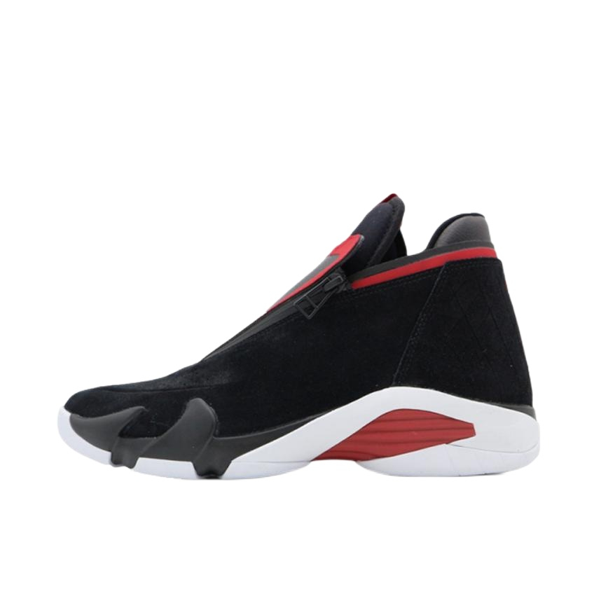 推荐商品：Jordan Jumpman Z 篮球鞋 复古防滑耐磨织物合成革圆头实战 Black/Gym Red 黑红