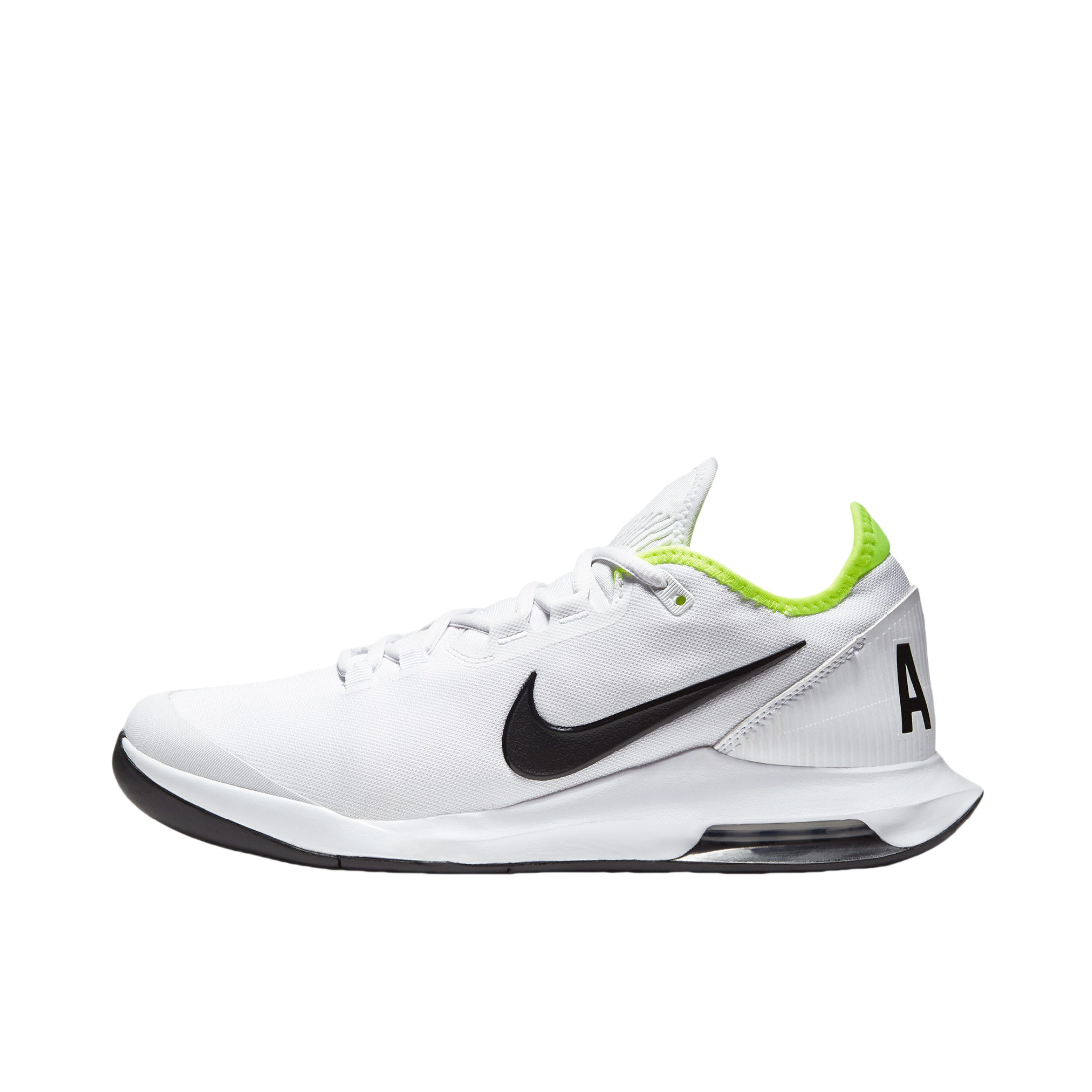 推荐商品：Nike Court Air Max Wildcard HC 防滑耐磨 舒适轻便 百搭 网球鞋 白黑/荧光绿