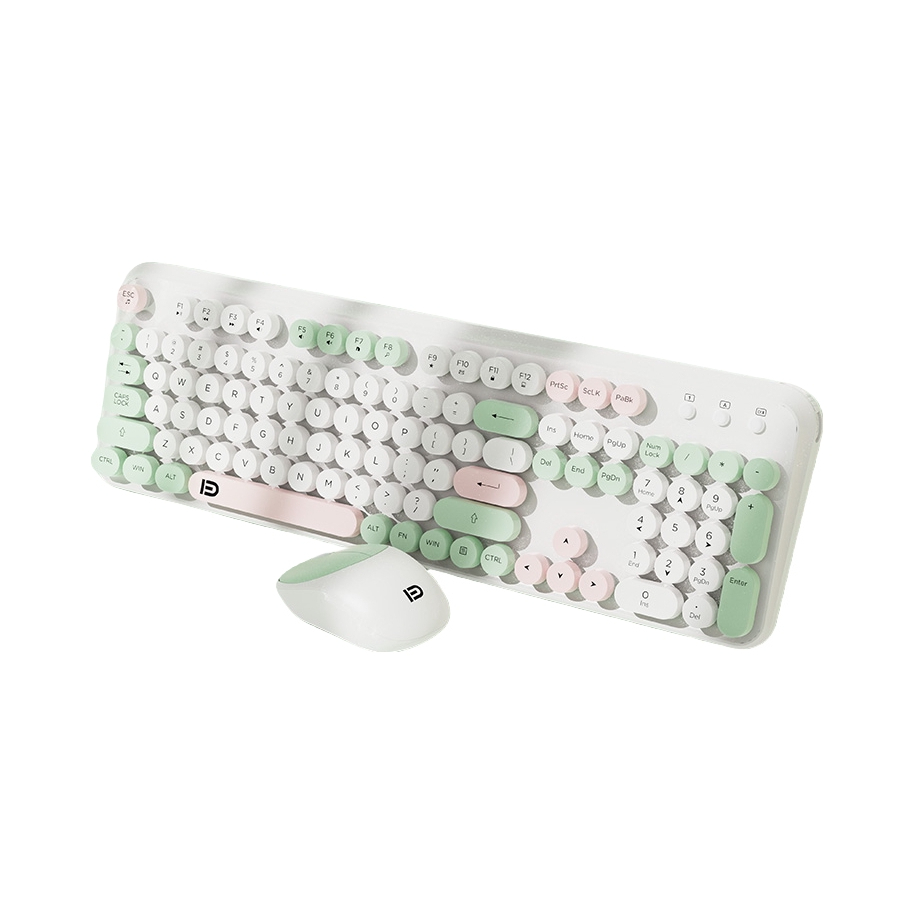 推荐商品：富德 EK8870 无线 鼠标套装 低音降噪 轻薄便捷