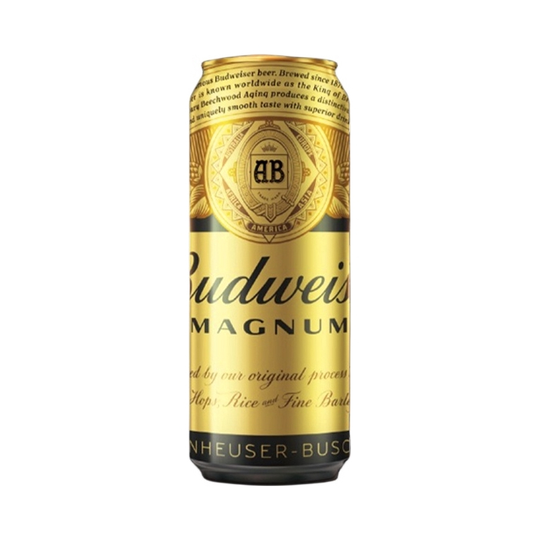 推荐商品：Budweiser/百威 黑金啤酒 500ml 13.0°P 罐装 超高端聚会高度醇厚拉格