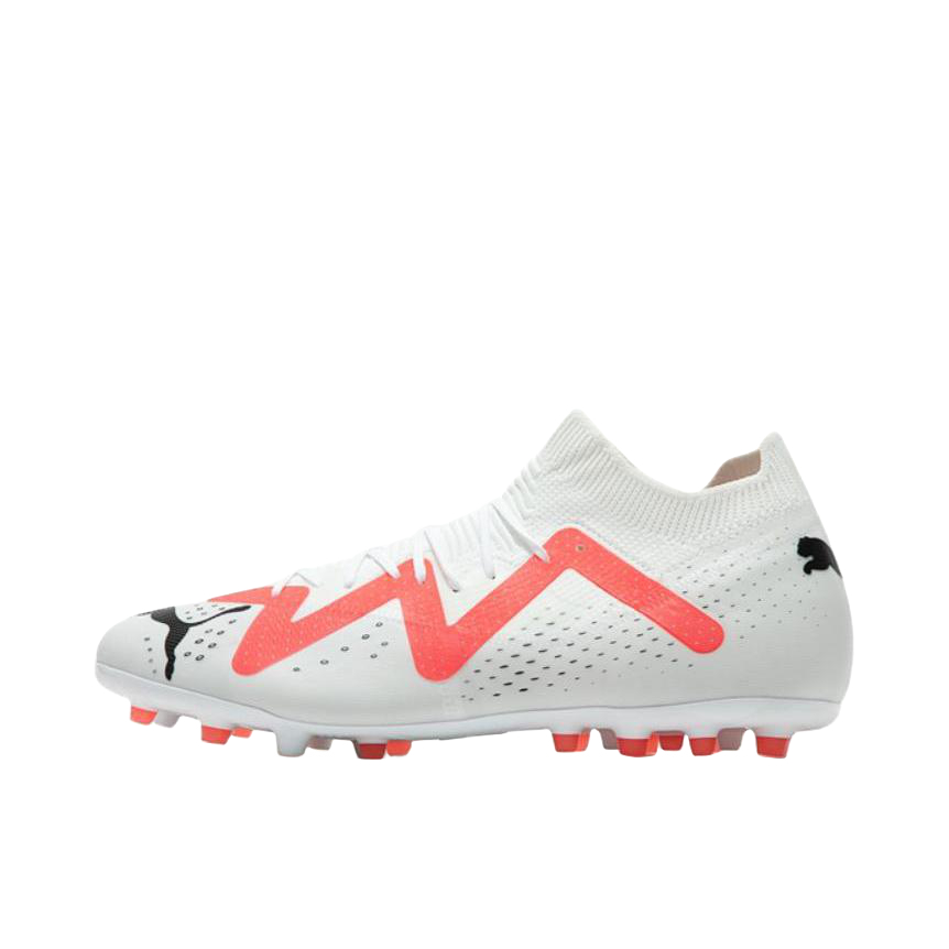推荐商品：Puma/彪马 Future Match MG 防滑耐磨 天然草坪 短钉圆头 胶质超纤 人造草坪 足球鞋 白色/红色