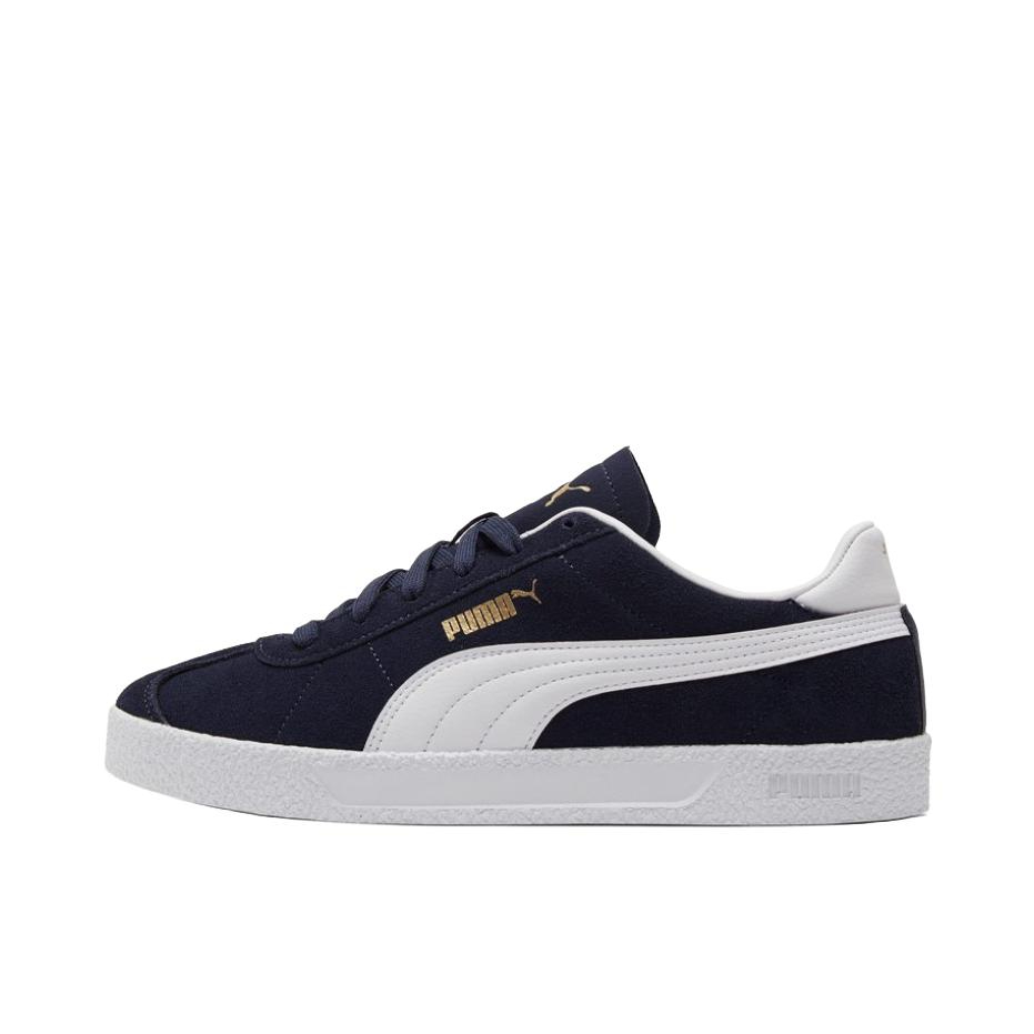 推荐商品：Puma/彪马 Club NL T头鞋 德训鞋 板鞋 时尚休闲轻便复古薄底 粗呢蓝/白色