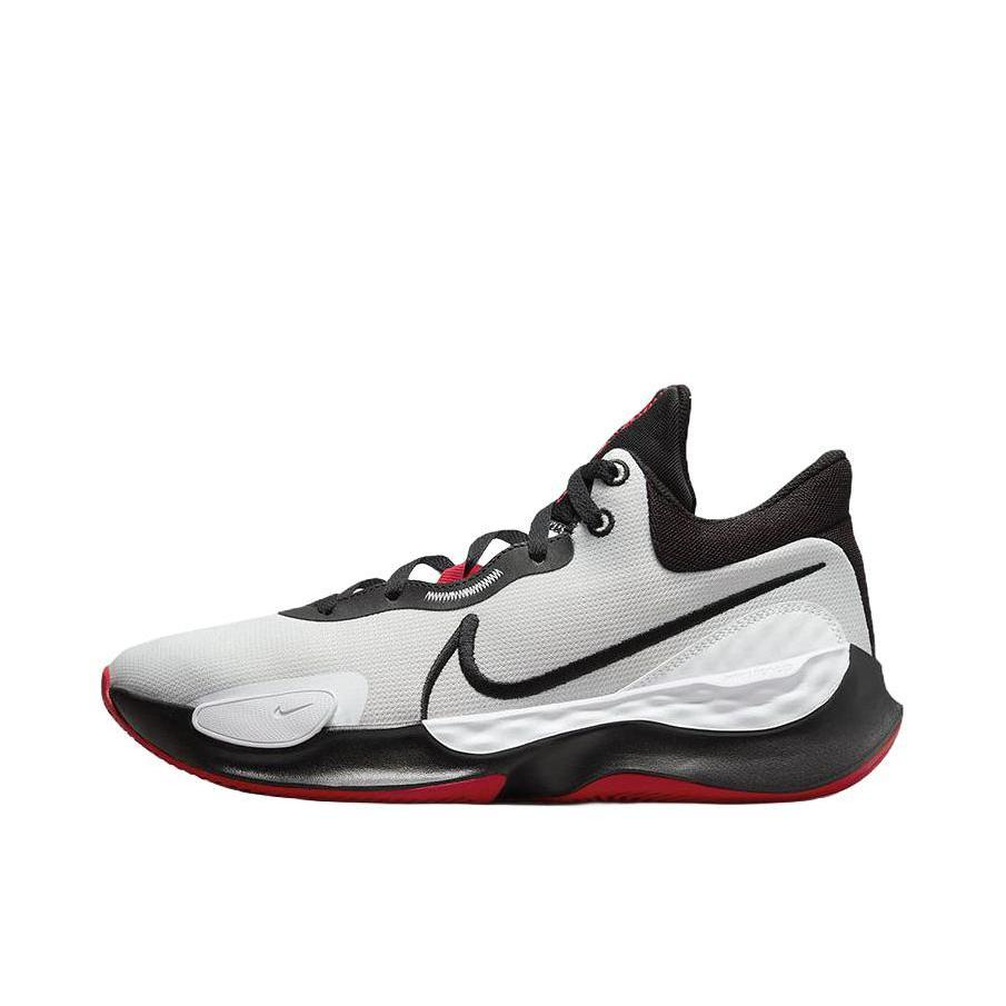 推荐商品：Nike Renew Elevate 3 篮球鞋 抗扭减震透气舒适轻便防滑耐磨抓地实战织物 灰色/黑色