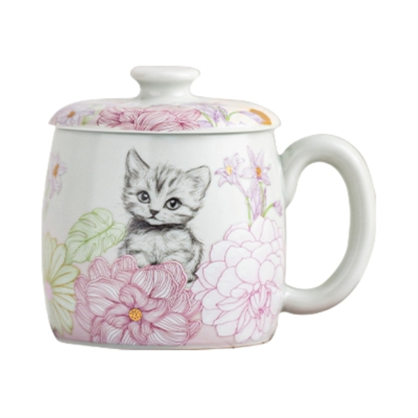 推荐商品：茶上往来 320ml 陶瓷 马克杯 16-01-0868