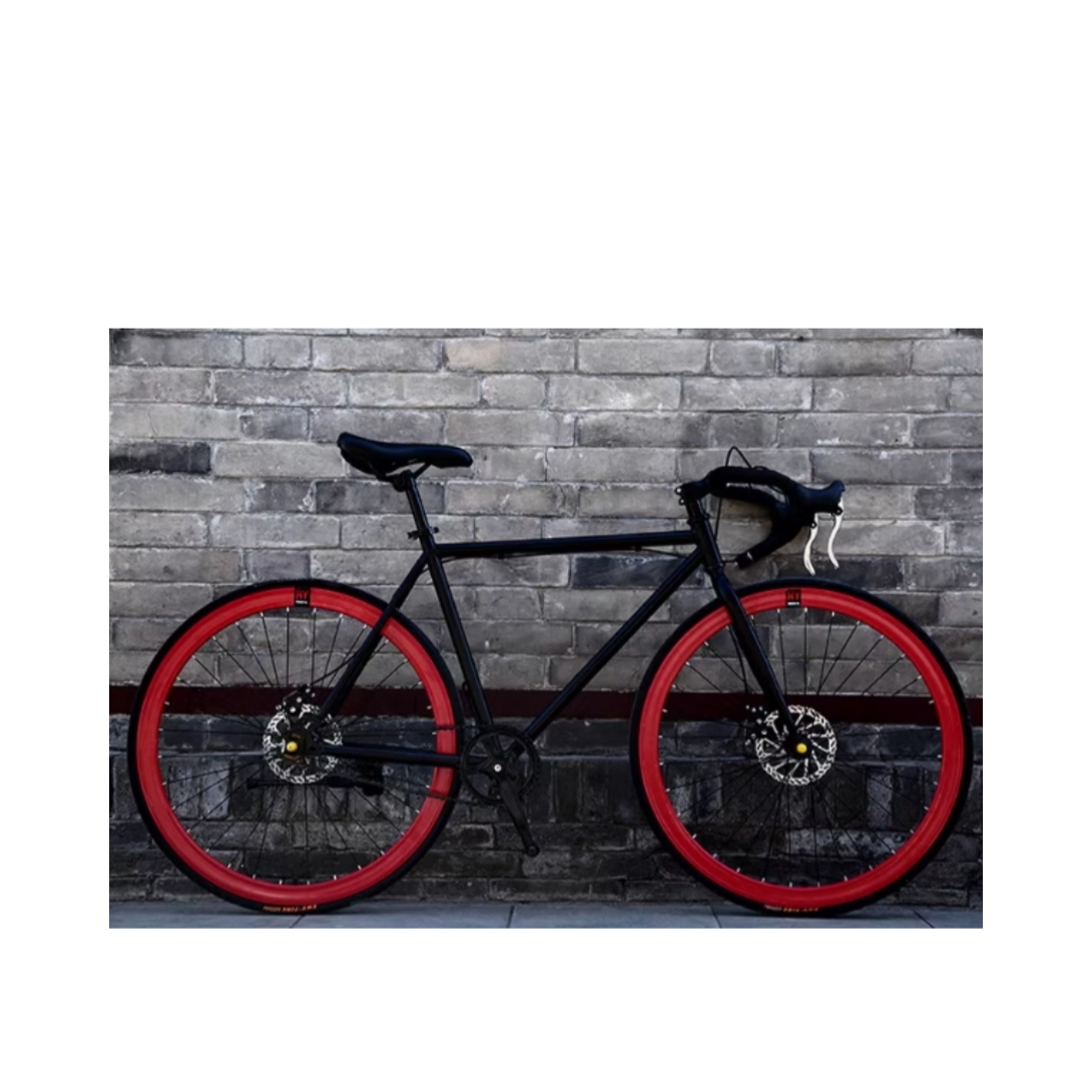 推荐商品：驰睿 弯把 碟刹 实心胎 死飞 公路车