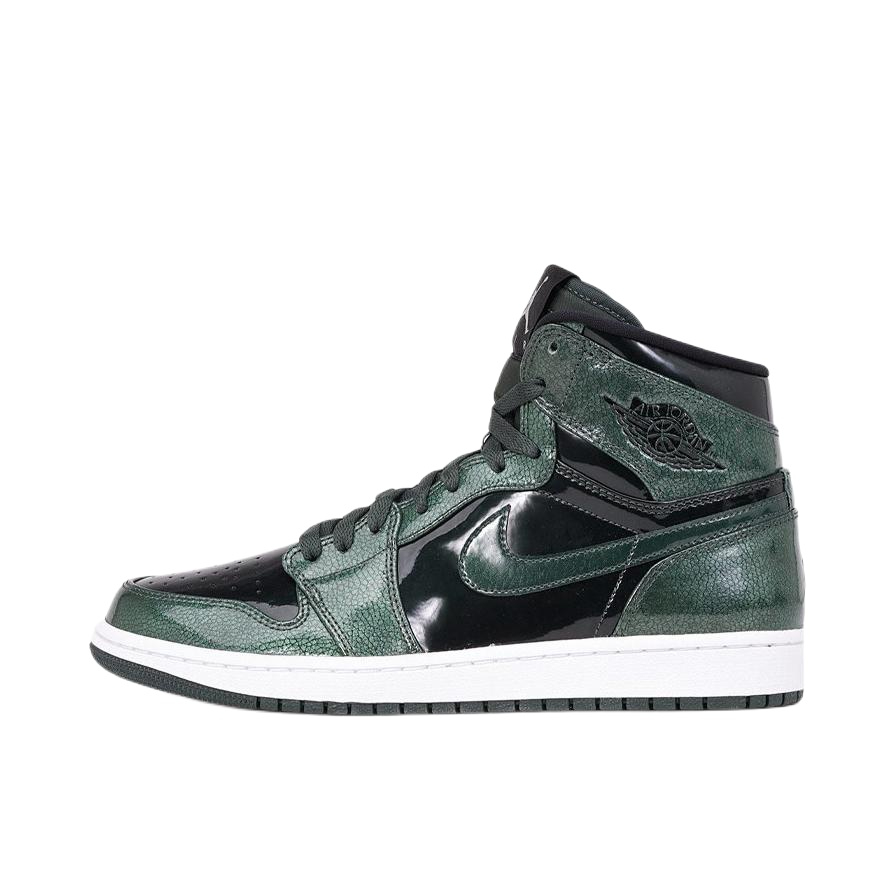 推荐商品：Air Jordan 1 板鞋 运动休闲鞋 复古潮流支撑合成革 Grove Green 高帮/黑色/墨绿