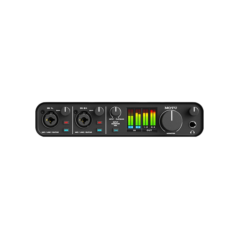 推荐商品：MOTU/马头 M2 M4声卡专业录音编曲混音吉他外置USB音频接口