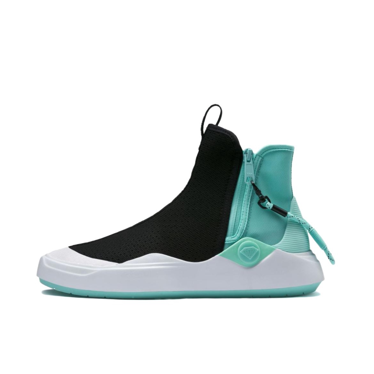 推荐商品：Puma/彪马 Abyss 运动休闲鞋 防滑耐磨百搭复古拼接魔术贴 Black/Green Diamond Supply Co. 联名/黑绿拼接