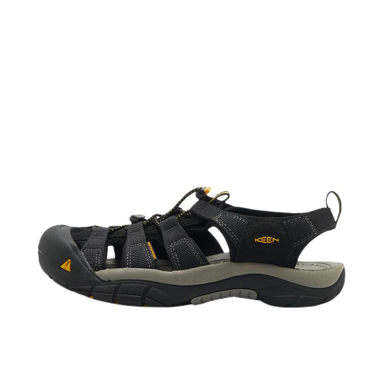 推荐商品：KEEN/科恩 Newport H2 防滑防水 减震透气 抓地 织物涉水 沙滩 户外鞋 溯溪鞋 黑色/黄色