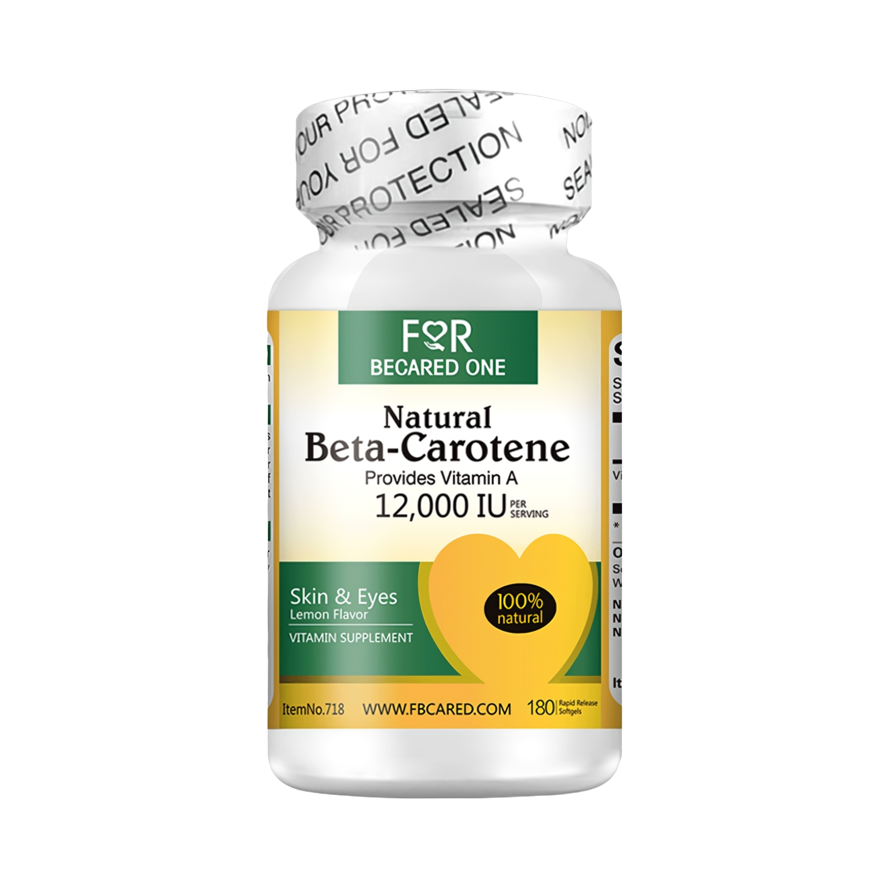 推荐商品：ForBecaredOne/彼心 维生素A β-胡萝卜素软胶囊