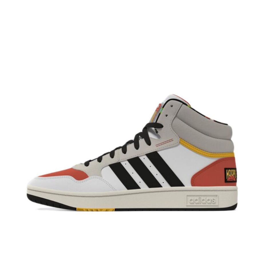 推荐商品：adidas Neo Hoops 3.0 板鞋 防滑耐磨舒适轻便复古百搭时尚 芝麻街联名/灰色/橘色/黑色