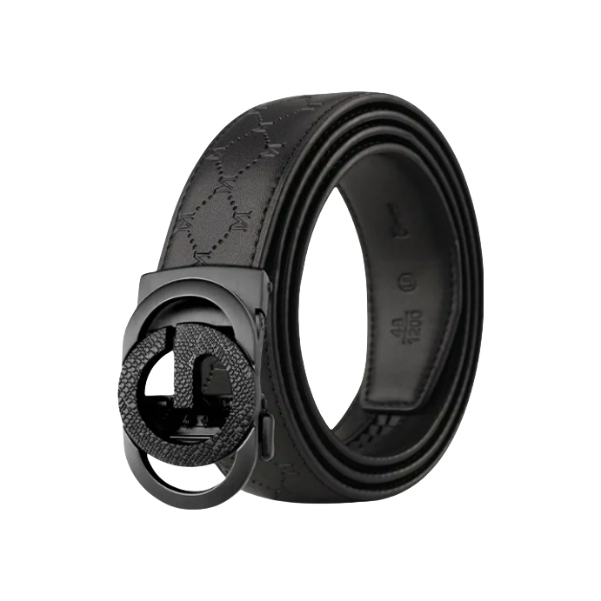 推荐商品：15 MINS 24SS自动扣商务真皮年轻人聚氯乙烯革腰带 L1298EP4