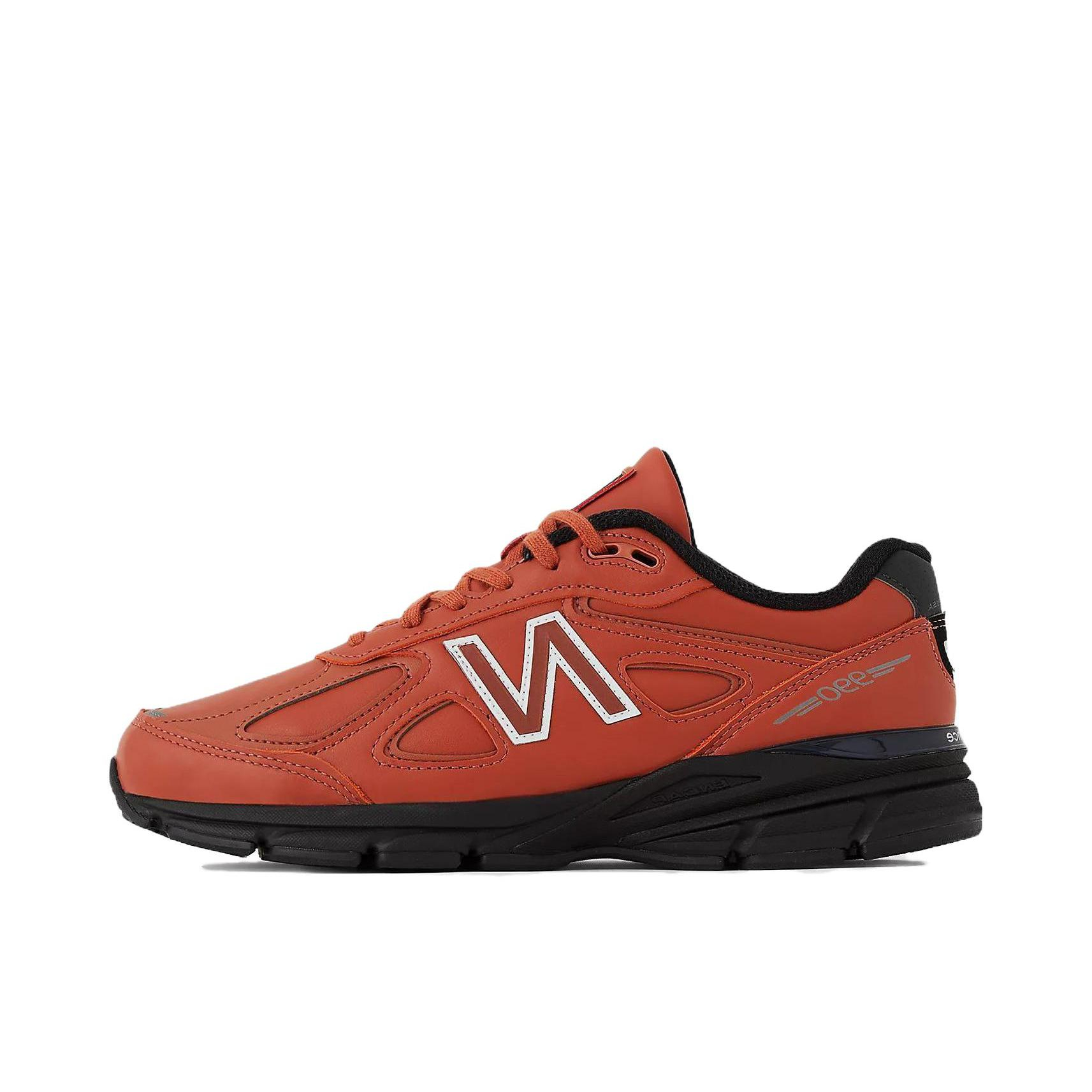 推荐商品：New Balance 990 V4 网布 织物 舒适轻便 减震 防滑耐磨 复古 运动休闲鞋 橙黑