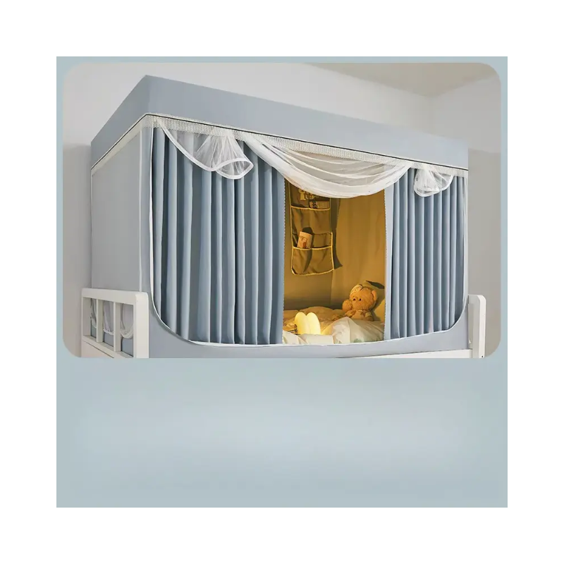 推荐商品：搏缘 一体式 三开门 学生遮光蚊帐