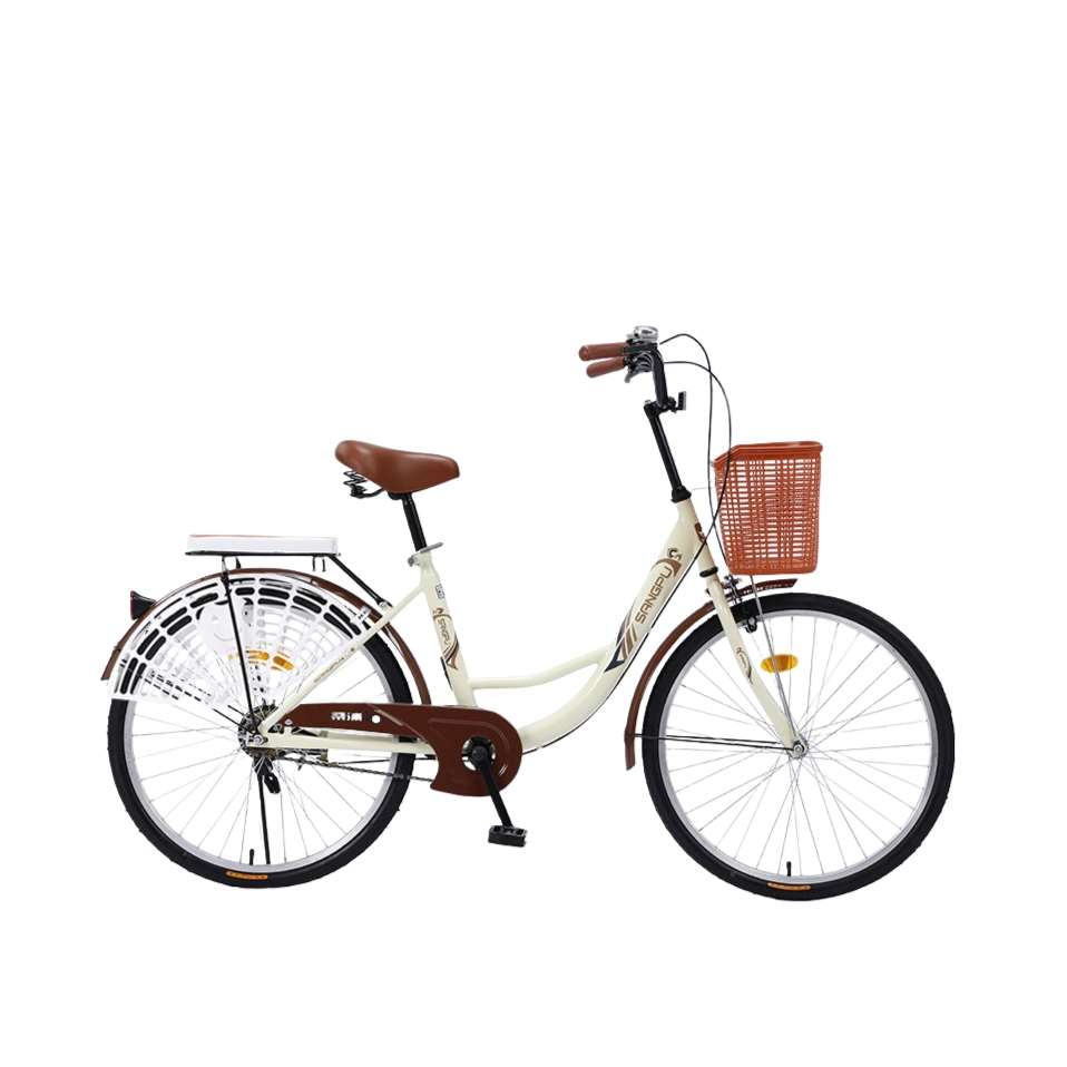 推荐商品：EG7 复古 高碳钢车架 变速 城市自行车