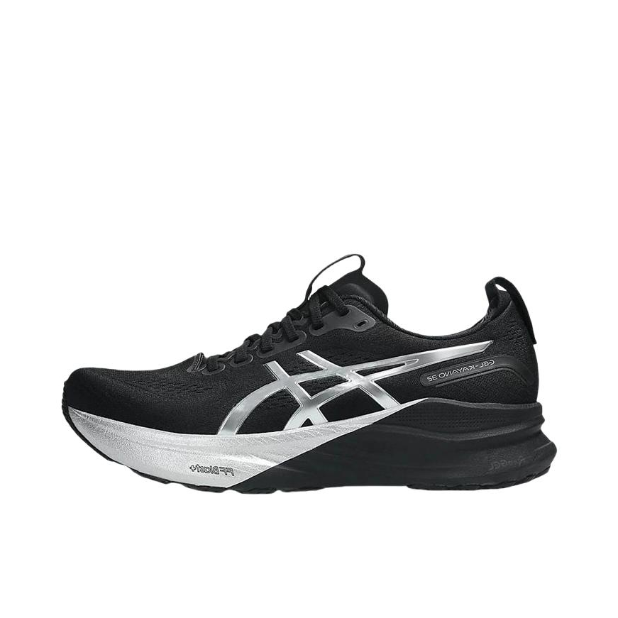 推荐商品：Asics/亚瑟士 GEL-KAYANO 32 跑鞋 防滑耐磨稳定支撑缓震回弹轻量训练圆头体测夜跑短跑 铂金色/黑色