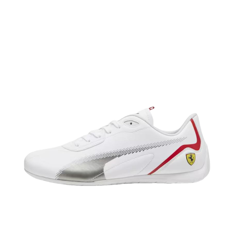 推荐商品：Puma/彪马 Scuderia Ferrari X Neo Cat 2.0 舒适减震 低帮 防滑耐磨 系带 训练鞋 白色/银色 