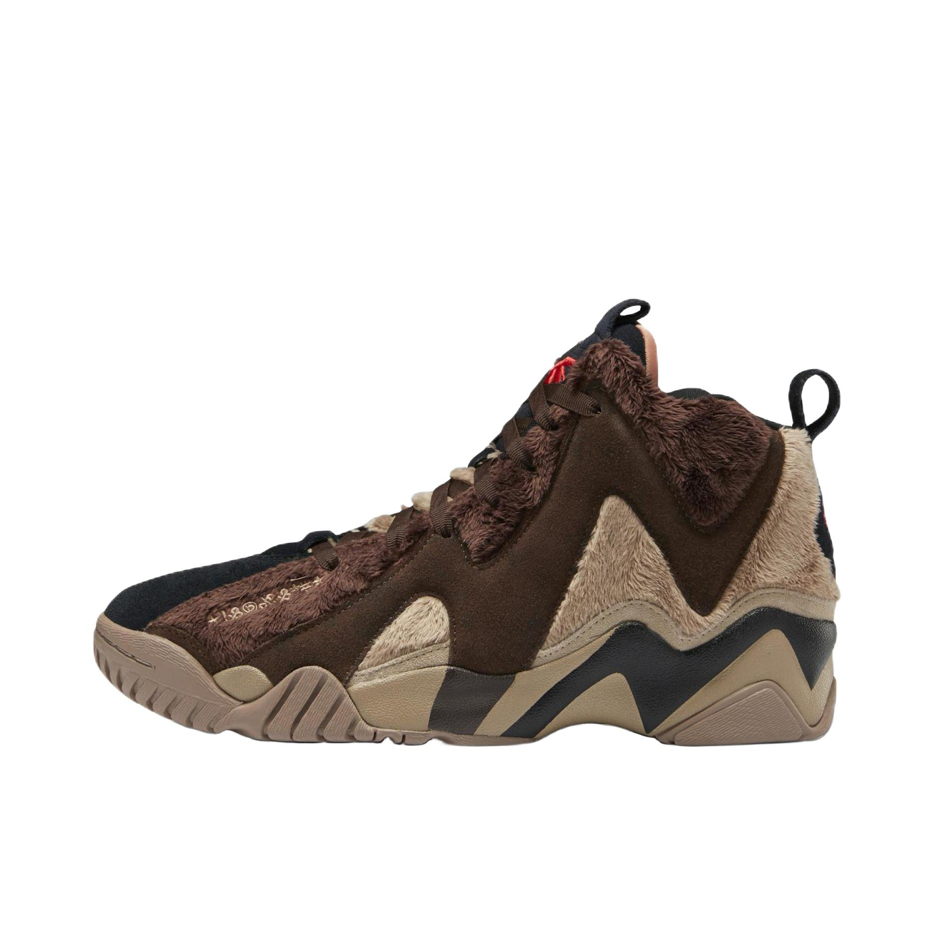 推荐商品：Reebok/锐步 Kamikaze 2 经典复古 实战减震 防滑耐磨 舒适 透气 支撑 运动 篮球鞋 LOONEY TUNES联名/深棕/浅棕/灰色
