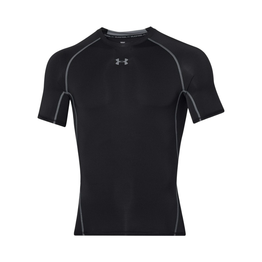 Under Armour 撞色拼接圆领修身印花logo短袖T恤 1257466