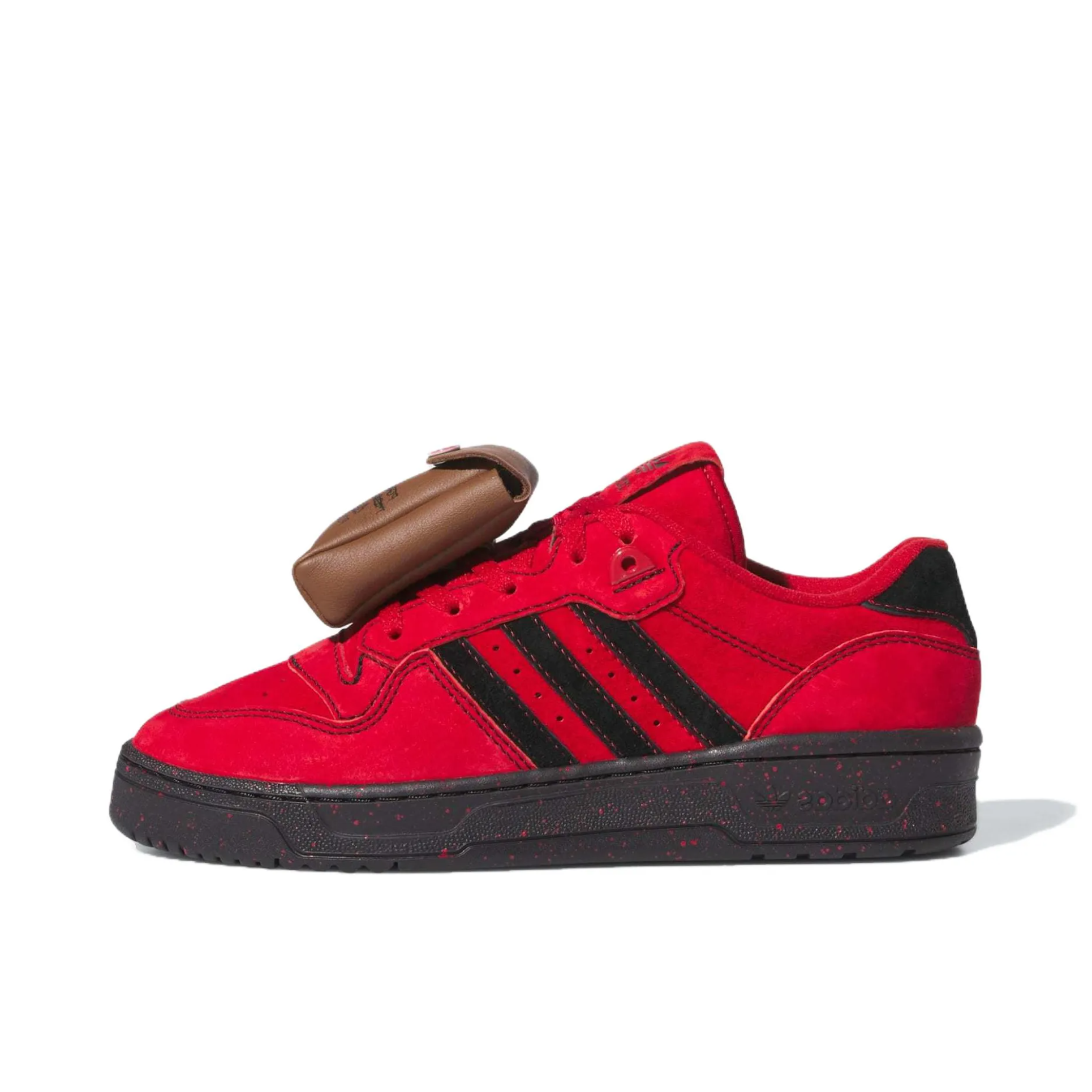 推荐商品：adidas Originals Rivalry 舒适简约 复古 轻便 透气 运动休闲鞋 低帮/Deadpool & Wolverine联名/红色/黑色