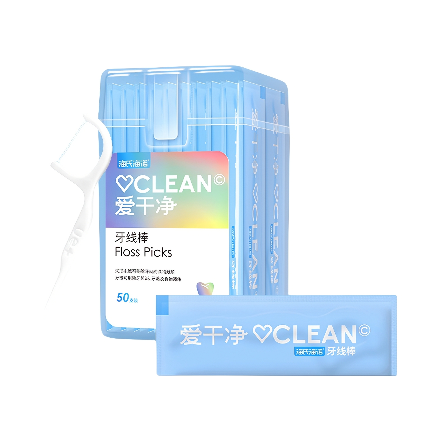 推荐商品：海氏海诺 剔牙线超细牙线棒