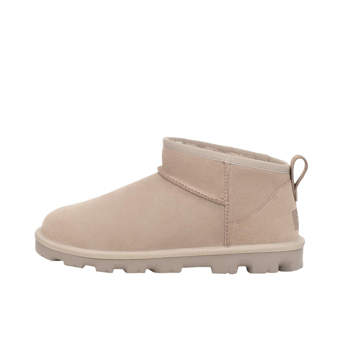推荐商品：UGG  Essential Ultra Mini  基础款 二层牛皮 保暖 短筒 平跟 舒适百搭 时尚  雪地靴 1166732 火山岩色