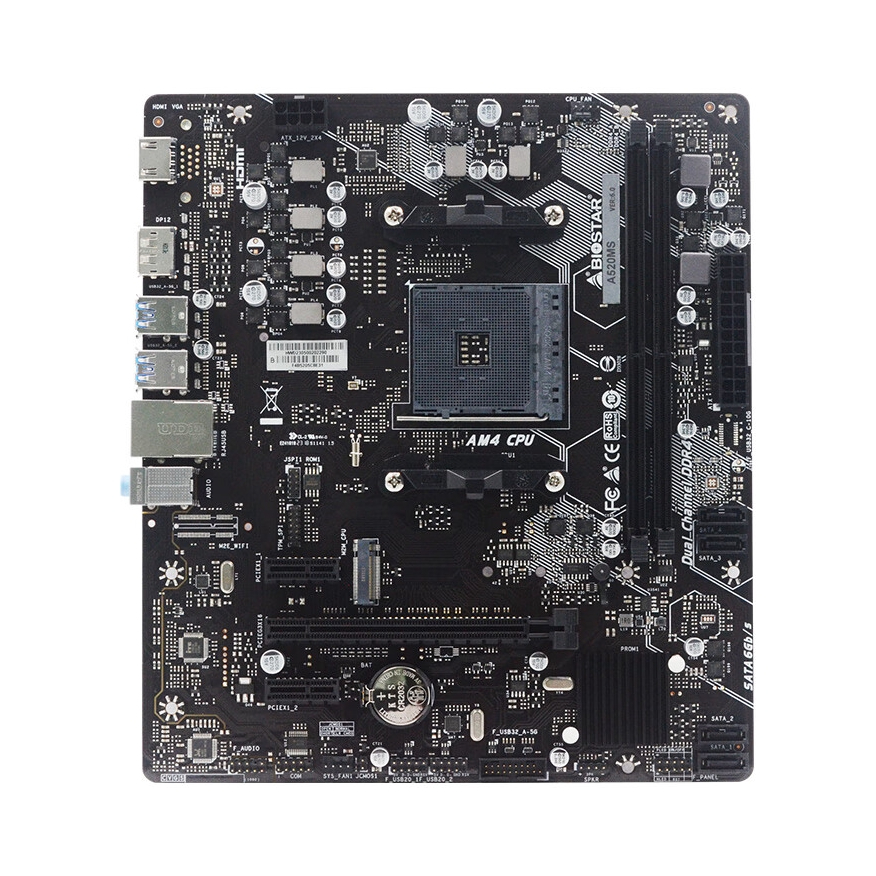 推荐商品：BIOSTAR/映泰 A520M系列芯片组 DDR4 电脑主板