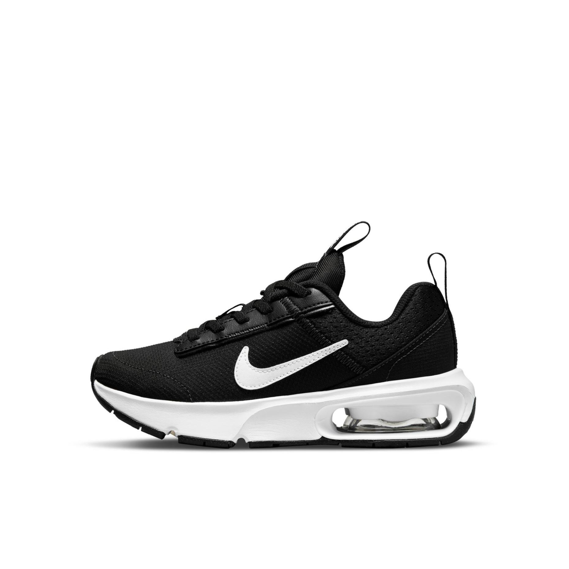 推荐商品：Nike Air Max Intrlk 缓震回弹 一脚蹬 舒适轻便 易穿脱 运动鞋儿童 小童/黑色/白色