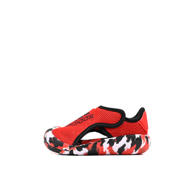 推荐商品：adidas Altaventure 2.0 小浮艇 凉鞋儿童 防滑耐磨减震软底舒适轻便包头魔术贴轻运动玩水 婴童/迷彩/红色
