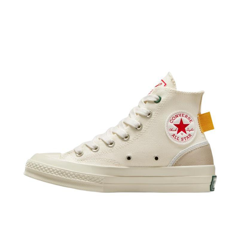 推荐商品：Converse/匡威 1970s 帆布鞋 圆头防滑经典复古轻便时尚拼接百搭 白色/米色