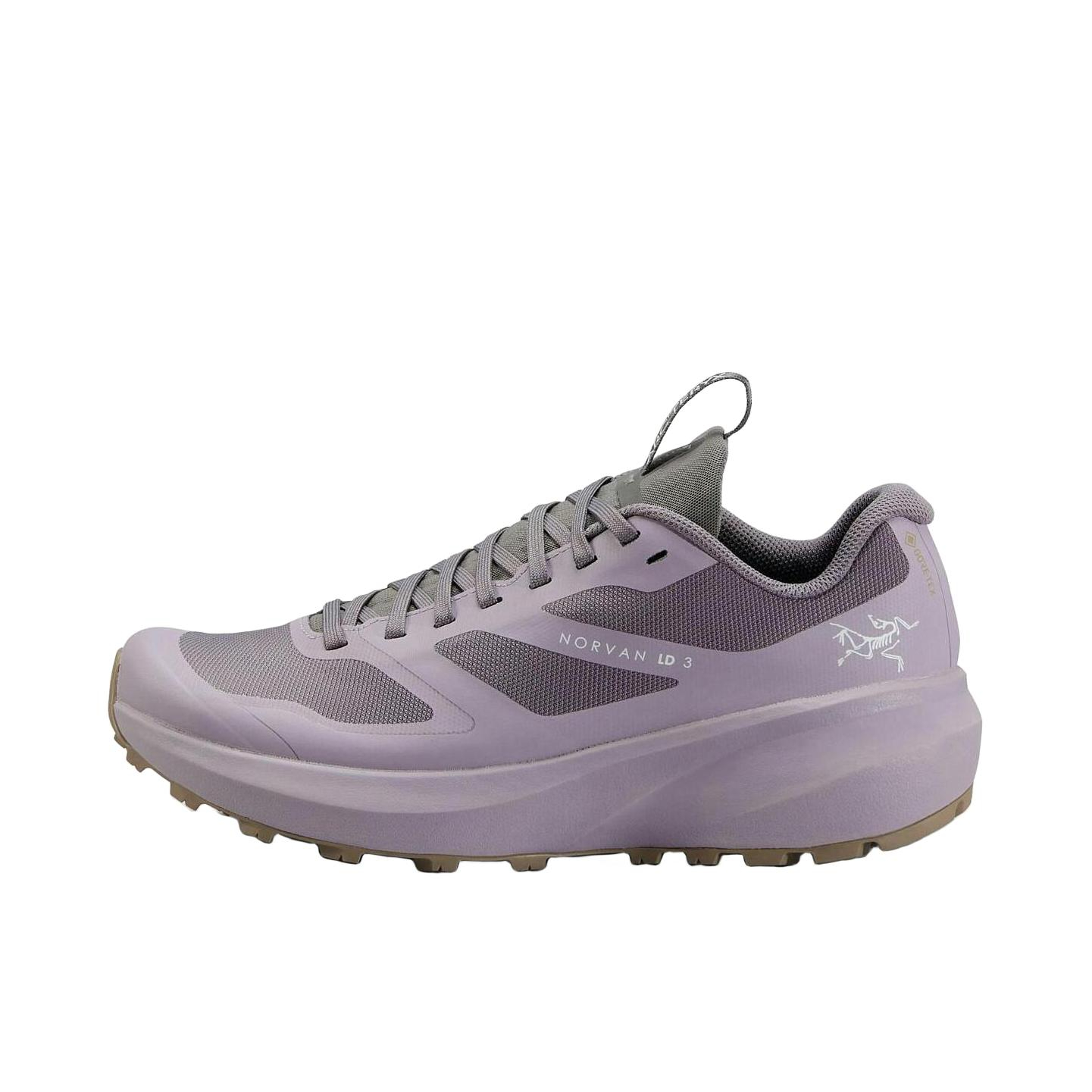 推荐商品：Arc'teryx/始祖鸟 Norvan LD 3 GTX 户外鞋 越野跑鞋 防滑支撑耐用防水轻量织物 男款/灰色/紫色