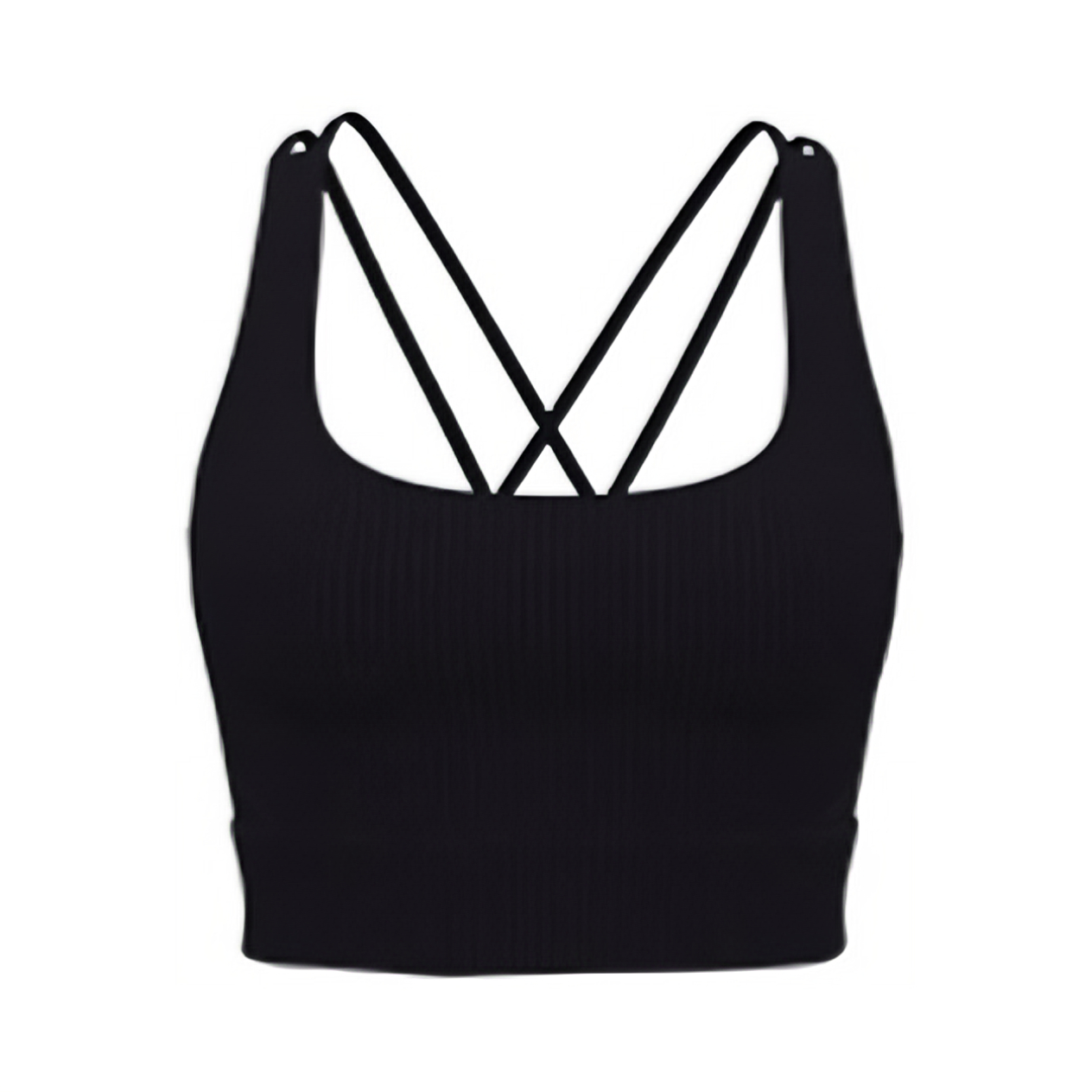 推荐商品：samyama 聚拢防下垂美背一体带胸垫运动内衣 女装 HN2442001 黑