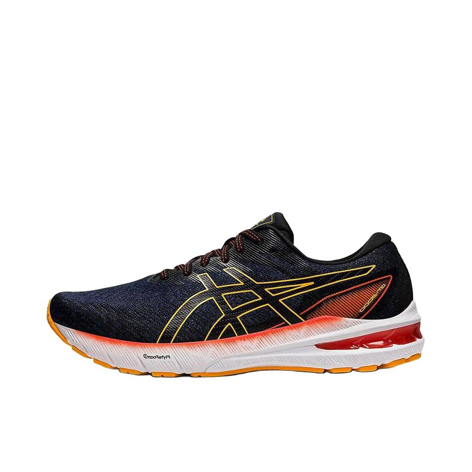 推荐商品：Asics/亚瑟士 GT-2000 10 轻量回弹 稳定支撑 缓震防滑 舒适耐磨 透气 织物 马拉松 跑鞋 海军蓝/橙色