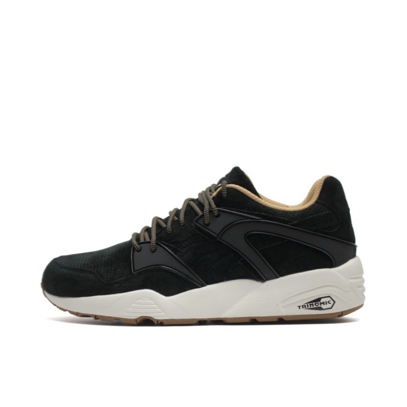 推荐商品：Puma/彪马 Disc Blaze 运动休闲鞋 减震回弹贴合防滑耐磨舒适轻便透气拼接织物 Black/White 黑棕黄