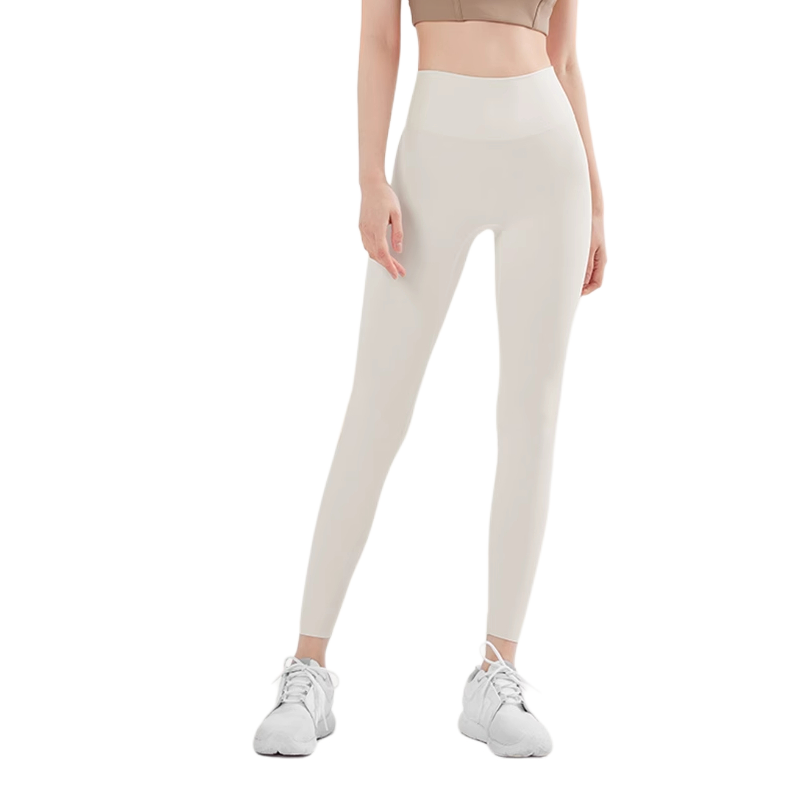 推荐商品：S&W 提臀高腰外穿鲨鱼紧身裤 女装 S3SS6663 奶杏