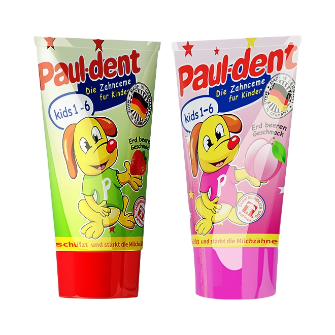 推荐商品：宝儿德/Paul dent 含氟防蛀儿童牙膏换牙期呵护宝宝乳牙