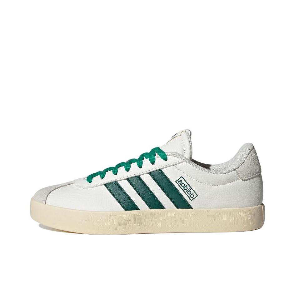 推荐商品：【520礼物】adidas VL Court 3.0 板鞋 T头鞋 德训鞋 舒适百搭防滑耐磨运动休闲贴合支撑圆头 亮白/森林绿/草坪绿